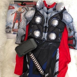 Thor Halloween costume with Thor hammer